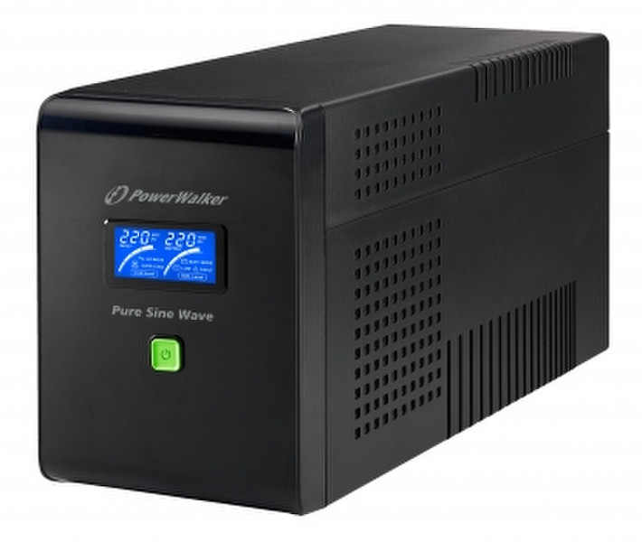 BlueWalker VI 1500 PSW 1500VA Compact Black uninterruptible power supply (UPS)