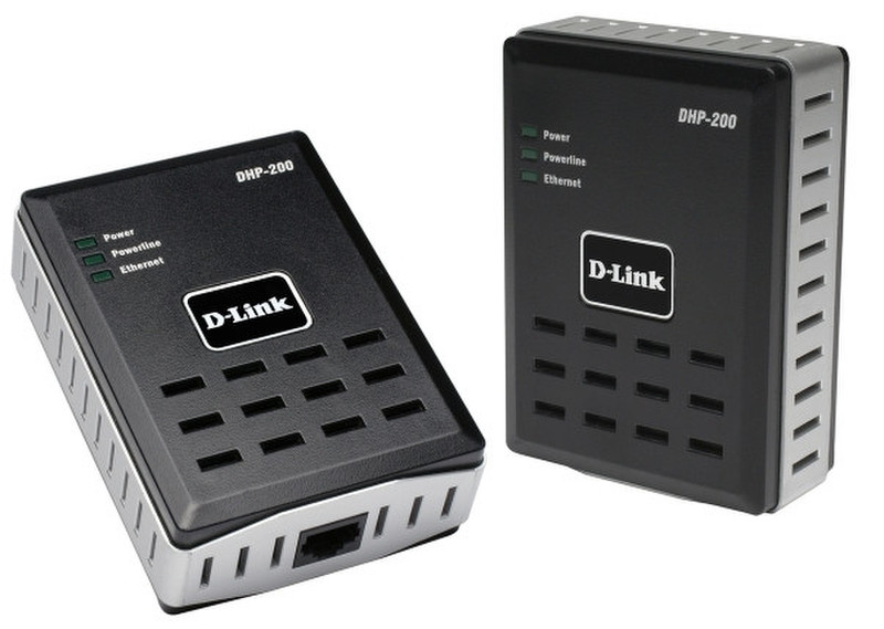 D-Link POWERLINE Adapter, Kit 85Мбит/с сетевая карта