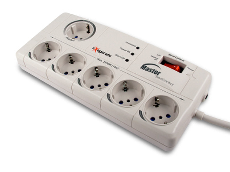 Hamlet XSP61MS Power surge protector 6AC outlet(s) Spannungsschutz
