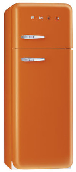 Smeg FAB30O7 freestanding A+ Orange fridge-freezer