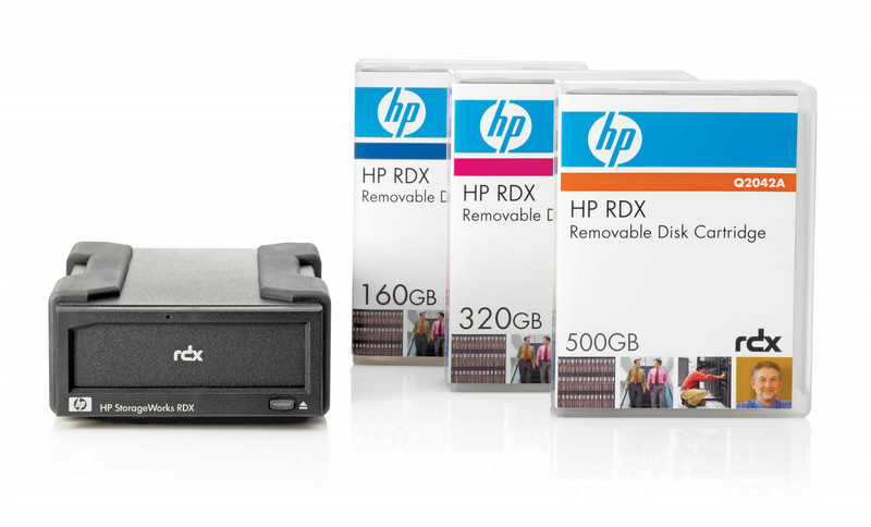 HP RDX320 External Removable Disk Backup System with (1) RDX320 Media Interne Festplatte