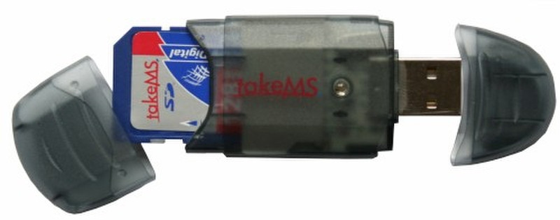 takeMS MEM-Flex USB 2.0 Черный устройство для чтения карт флэш-памяти