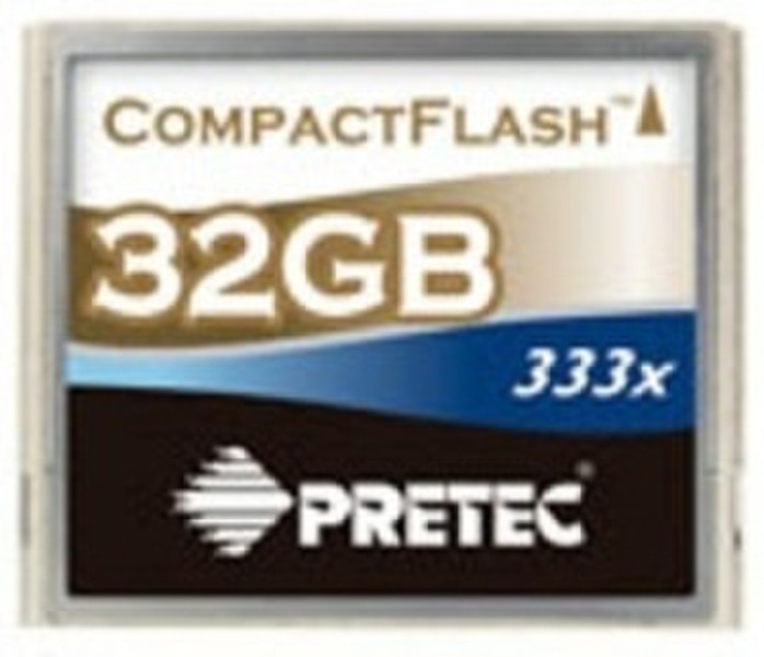 Pretec CompactFlash Cheetah 333x - 32GB 32GB Kompaktflash Speicherkarte