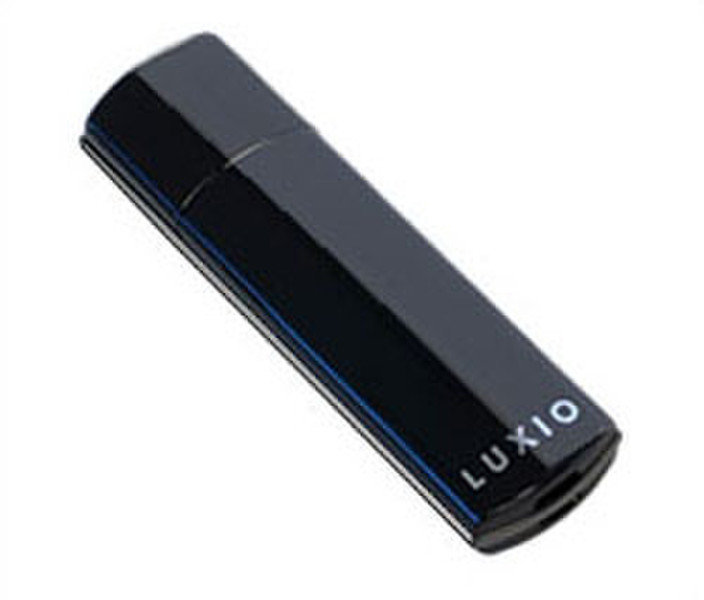 Super Talent Technology Super T 64GB Black Luxio 64ГБ Черный USB флеш накопитель