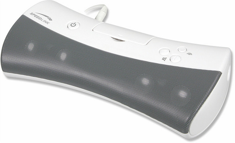 SPEEDLINK Speaker Base Universal, white 2.0channels 8W White docking speaker