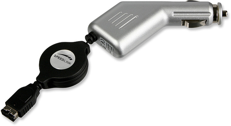 SPEEDLINK NDS™ Car Adapter, retractable Silver mobile device charger