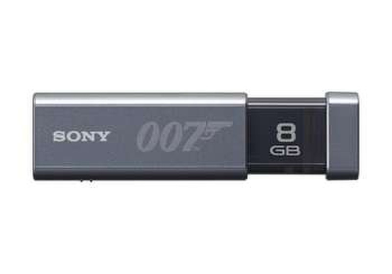 Sony Micro Vault Midi Click 8GB James Bond 007 8ГБ USB 2.0 Серый USB флеш накопитель