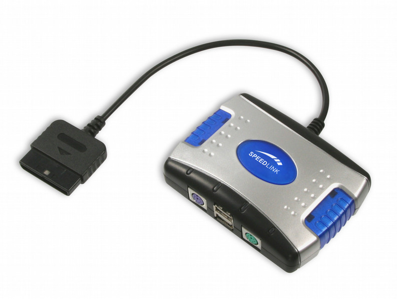 SPEEDLINK Redeemer - Beyond Total Control Play Station 2 2 x PS2, USB Grau Kabelschnittstellen-/adapter