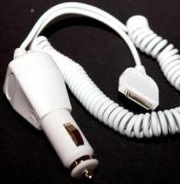 Adapt Apple iPhone Car Charger Auto White mobile device charger