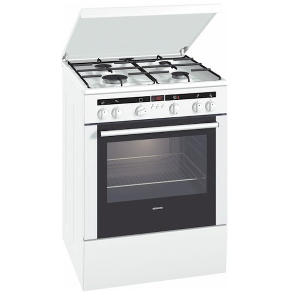 Siemens HM 442210 Freestanding Combi hob White