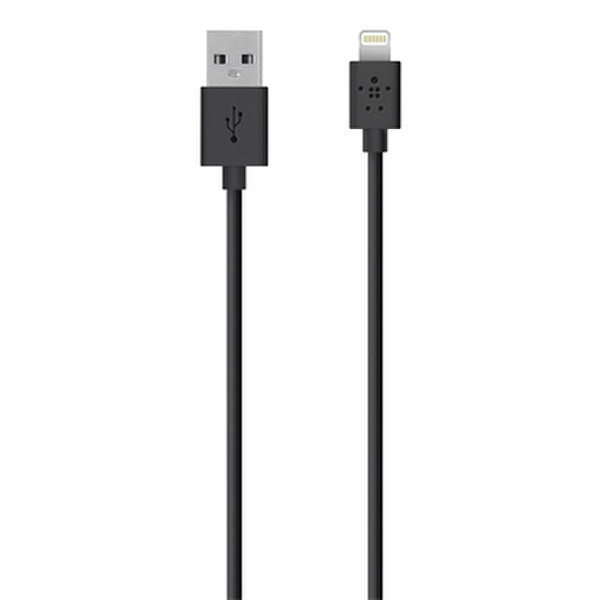 Belkin MIXIT↑ Lightning - USB 1.22m USB Apple Black mobile phone cable