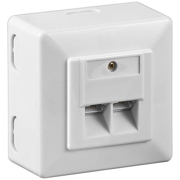 Wentronic 68244 RJ-45 White socket-outlet