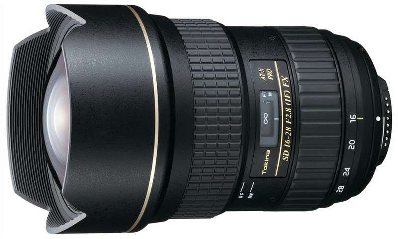 Tokina AT-X 16-28 F2.8 PRO FX SLR Wide zoom lens Черный