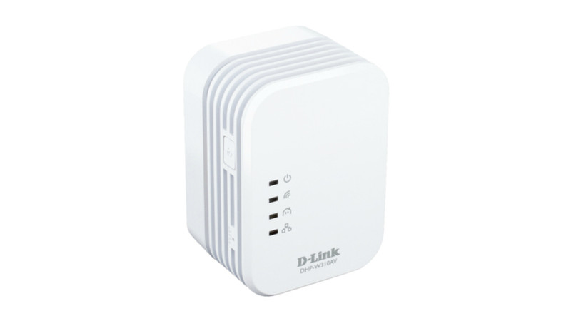 D-Link DHP-W310AV 500Мбит/с Подключение Ethernet Белый 1шт PowerLine network adapter