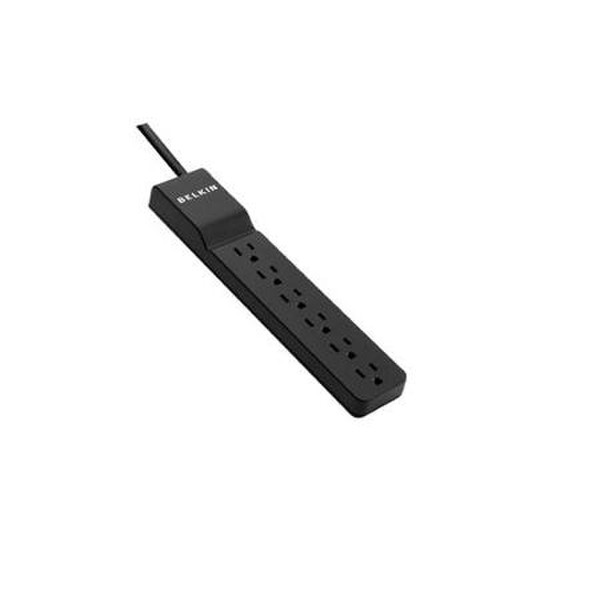 Belkin BE106000-04-BLK 6AC outlet(s) 1.2m Black surge protector