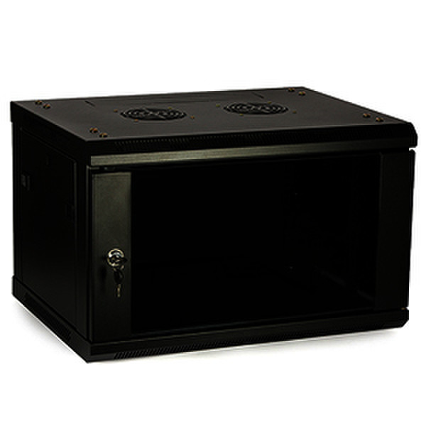4XEM 4XRACK9U Wall mounted Black rack