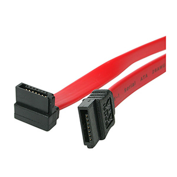 4XEM SATA 3.0, 12" 0.30m SATA 7-pin SATA 7-pin Schwarz, Rot SATA-Kabel
