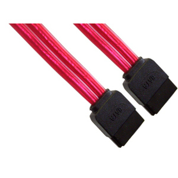 4XEM SATA 3.0, 18" 0.45м SATA 7-pin SATA 7-pin Черный, Красный кабель SATA