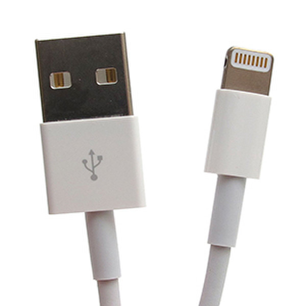 4XEM 4XUSB8PINCBL USB A Lightning Weiß USB Kabel