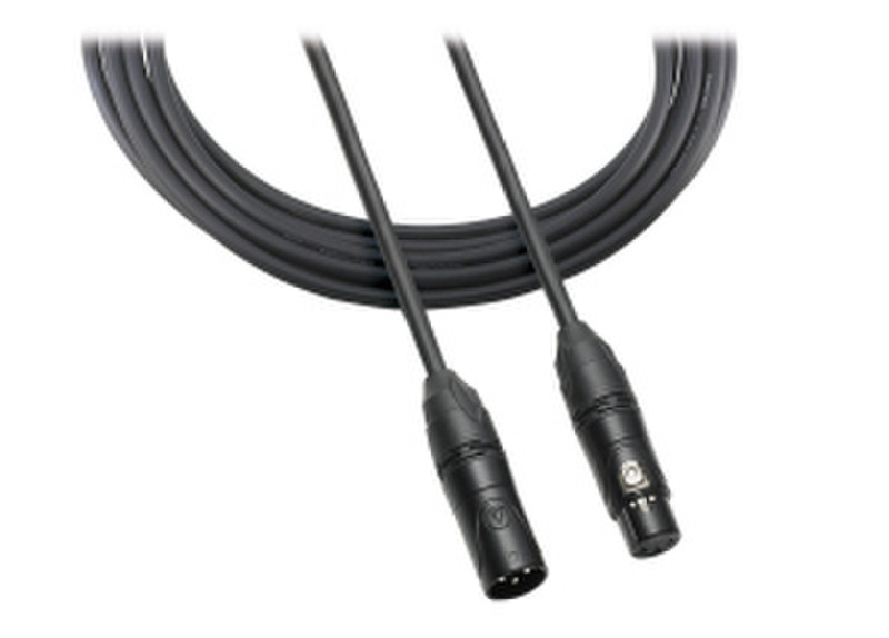 Audio-Technica ATR-MCX10 3m XLR (3-pin) XLR (3-pin) Black