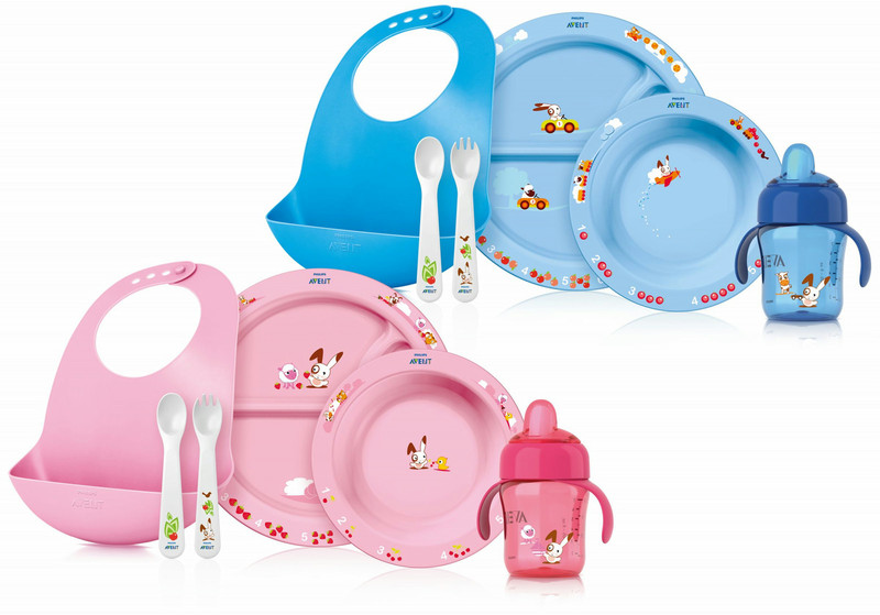 Philips SCF732/00 Toddler cutlery set Разноцветный детский столовый прибор