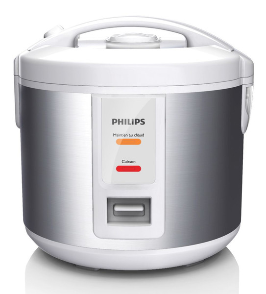 Philips Daily Collection HD3011/08 1л Cеребряный, Белый скороварка для риса