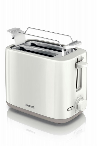 Philips Daily Collection HD2596/00 2slice(s) 800W White toaster