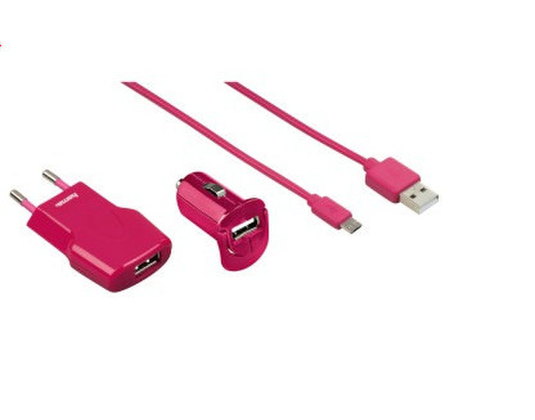 Hama Picco Auto,Indoor Pink mobile device charger