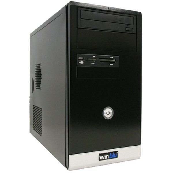 Winblu D2 0070 2.5GHz A4-3300 Desktop Schwarz, Silber