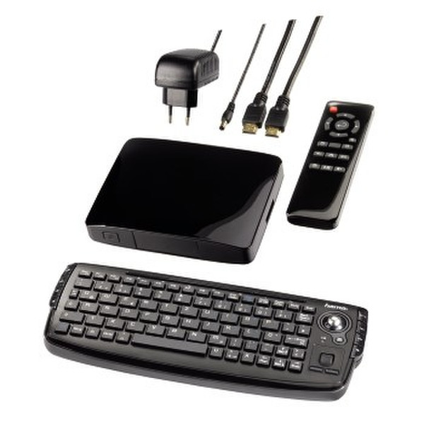Hama TV Goes Online Ethernet (RJ-45) Full HD Черный приставка для телевизора