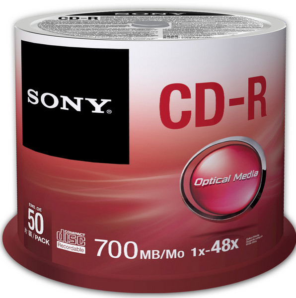 Sony CD-R 700MB CD-R 700MB 50Stück(e)