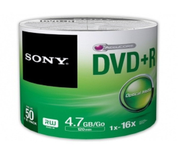 Sony DVD+R, 4.7GB 4.7ГБ DVD+R 50шт