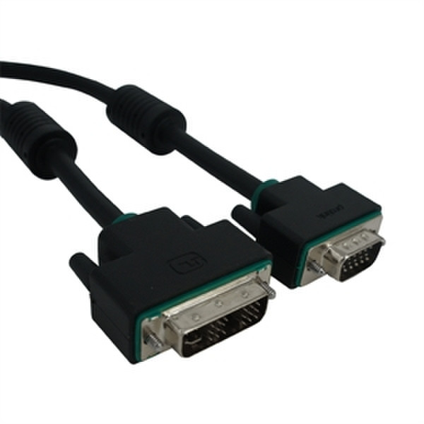 PROLINK DVI-A - VGA, M/M, 1.5m 1.5m DVI-A VGA (D-Sub) Schwarz Videokabel-Adapter