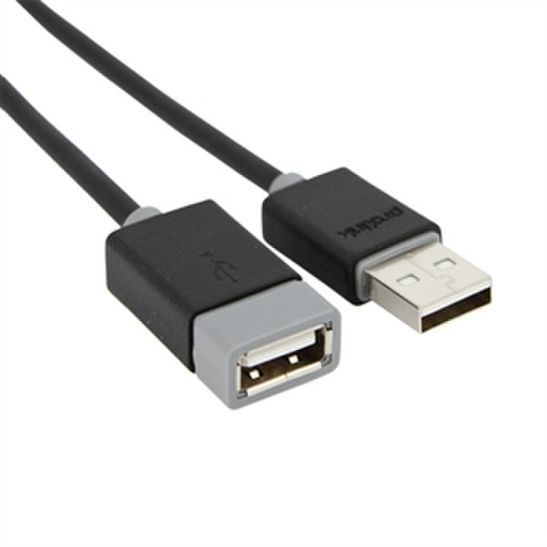 PROLINK USB A, M/F, 1m 1m USB A USB A Schwarz, Grau