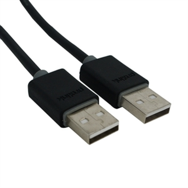 PROLINK USB A, M/M, 1.5m 1.5м USB A USB A Черный, Серый