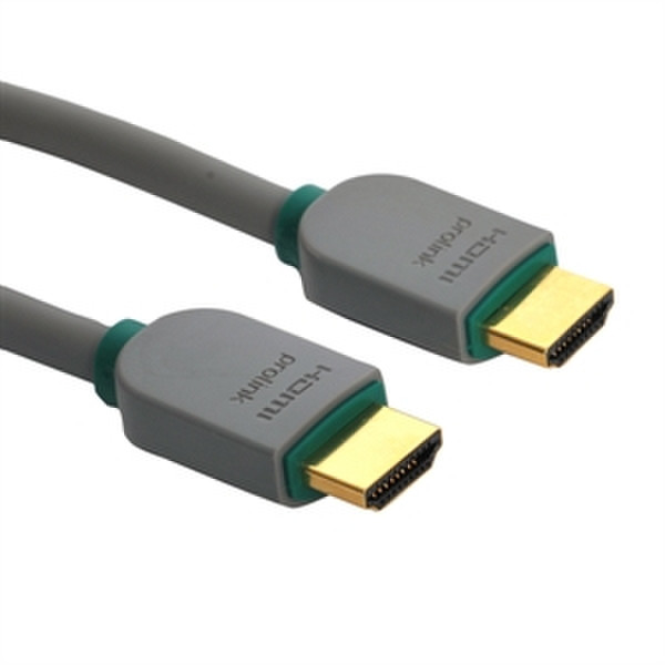 PROLINK HDMI, M/M, 1.5m 1.5м HDMI HDMI Зеленый, Серый