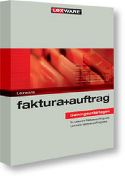 Lexware Trainingsunterlagen faktura+auftrag/plus 2009 German software manual