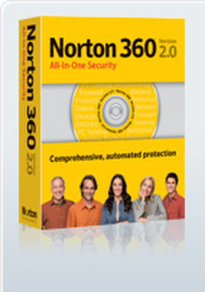 Symantec Norton 360 Version 2.0, NL + free 