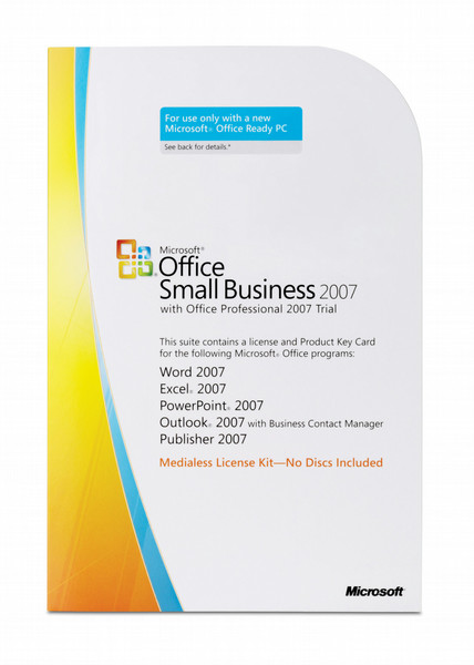 HP Microsoft Office Small Business 2007 - OEM License Kit