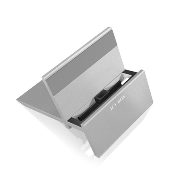 ICY BOX IB-i003+ USB 2.0 Cеребряный док-станция для ноутбука
