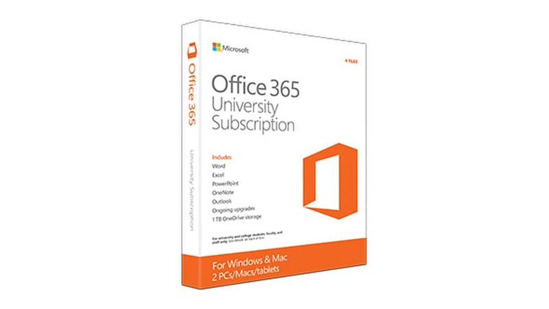 Microsoft Office 365 University, Subs, 1u