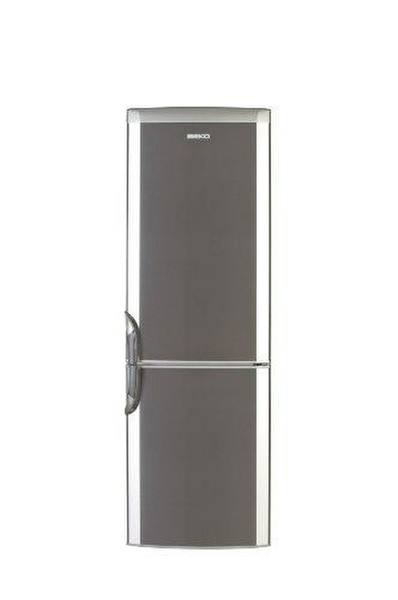 Beko CSA 31032 X freestanding 204L 78L A++ Stainless steel fridge-freezer