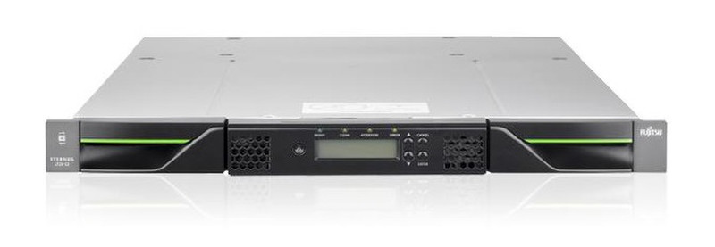 Fujitsu Eternus LT20 S2 SAS 12000GB 1U Black,Silver tape auto loader/library