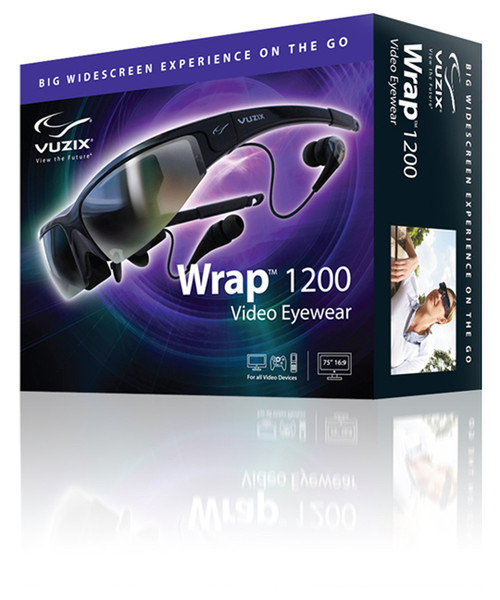 Vuzix Wrap 1200 Черный 1шт стереоскопические 3D очки