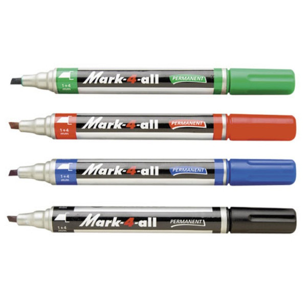 Stabilo Mark-4-all Schwarz Permanent-Marker