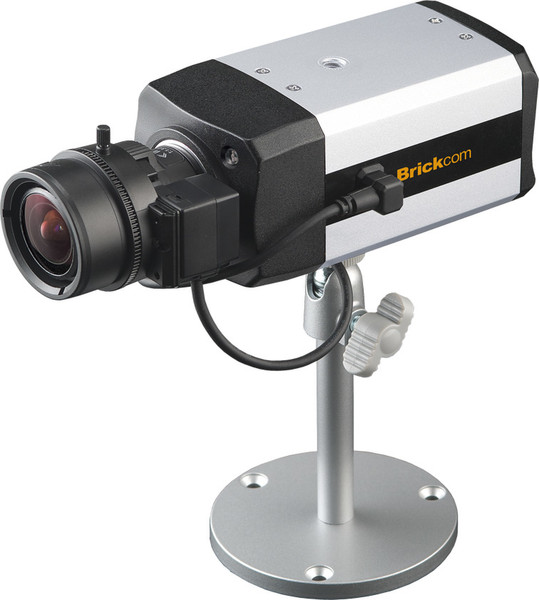 Brickcom FB-500AP IP security camera Innenraum box Schwarz, Silber Sicherheitskamera