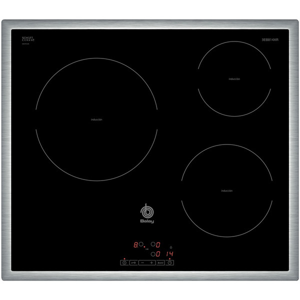 Balay 3EB814XR built-in Electric induction Black hob