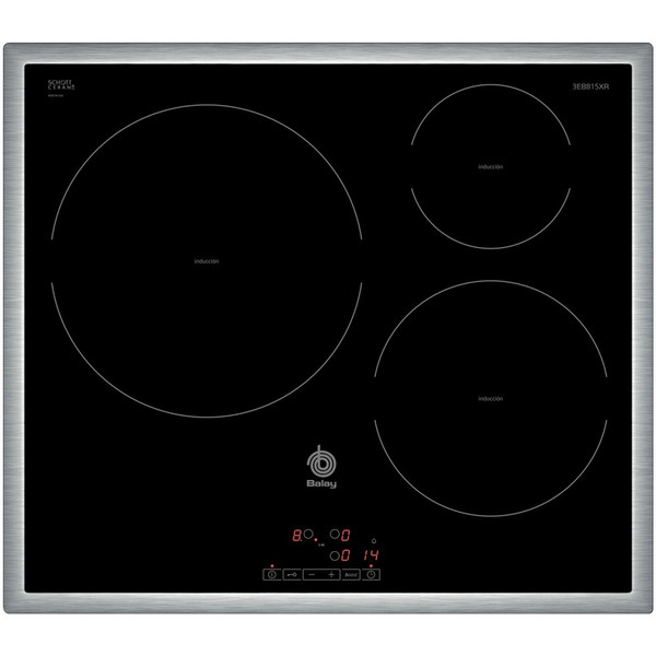 Balay 3EB815XR built-in Electric induction Black hob