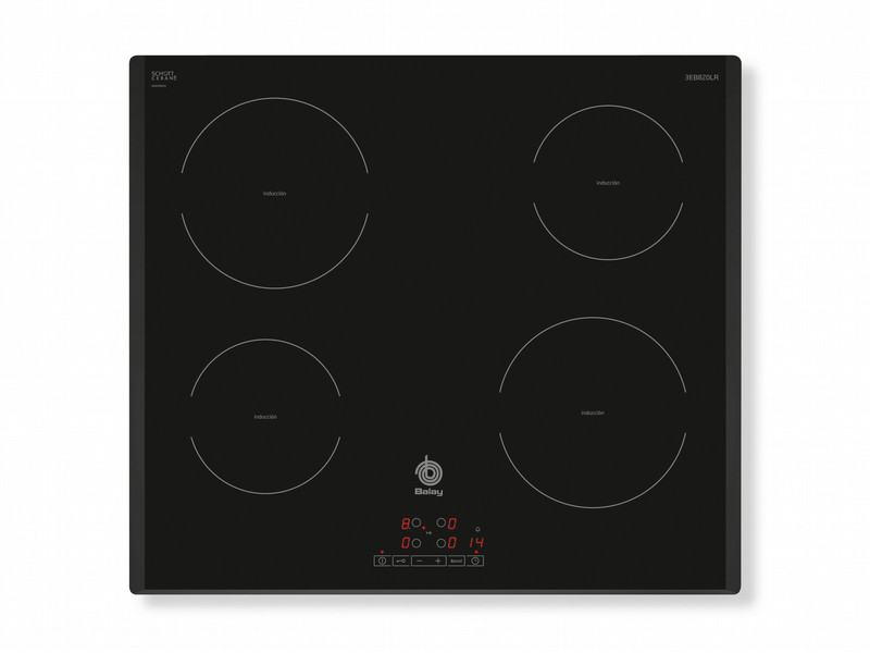 Balay 3EB820LR Встроенный Induction hob Черный плита