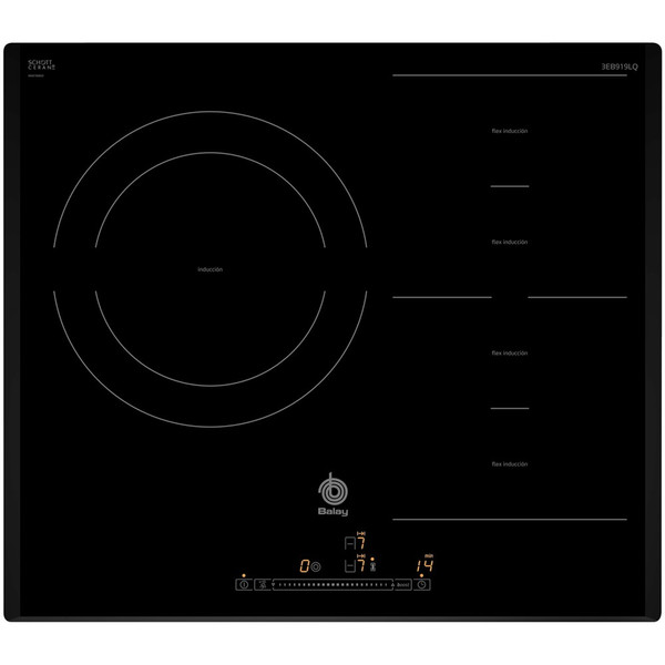 Balay 3EB919LQ built-in Electric induction Black hob